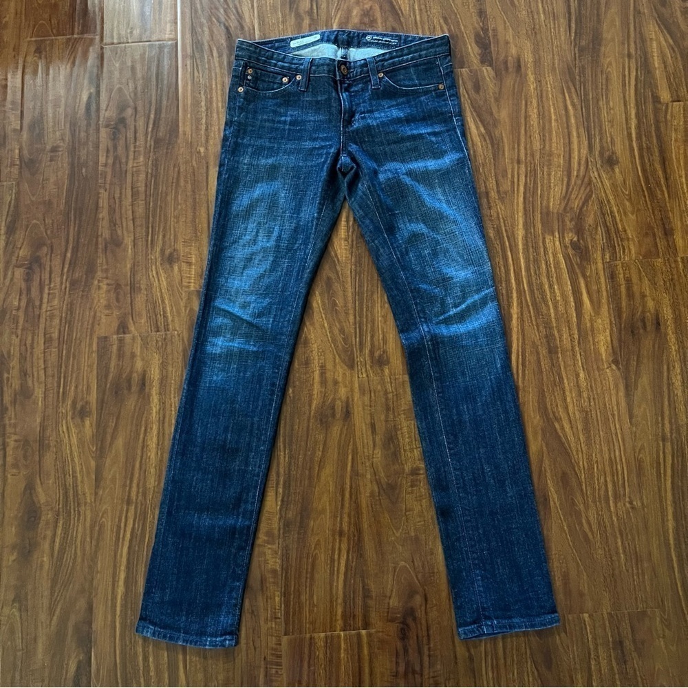 AG Adriano Goldschmied The Stilt Cigarette Leg Skinny Jeans Dark Wash size 25R